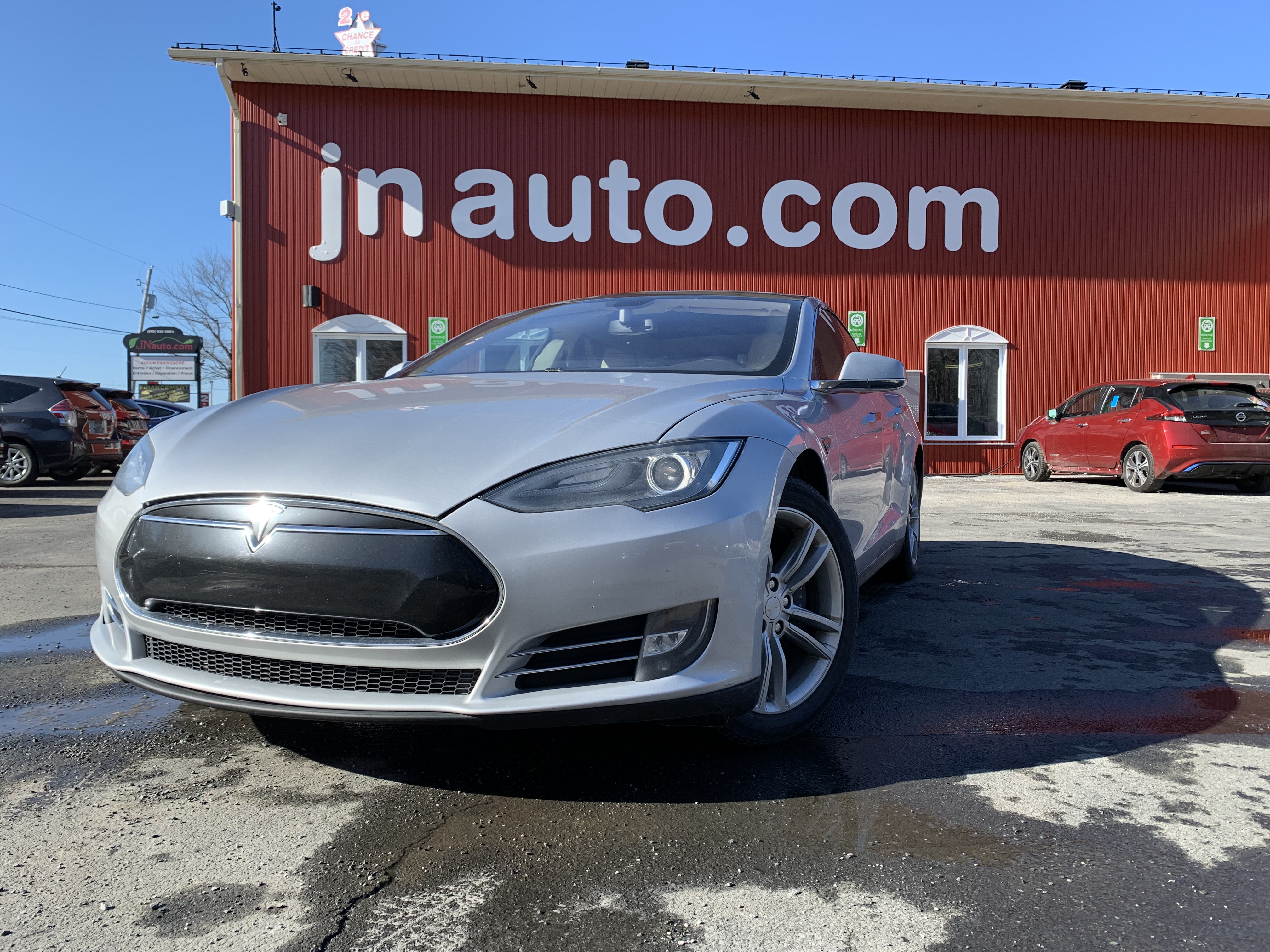 JN auto Tesla Model S85 SC gratuit, toit ouvrant, 2013 8608459 Image principale